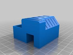 USB/(Micro)SD Holder On Screen 3D Printer Model