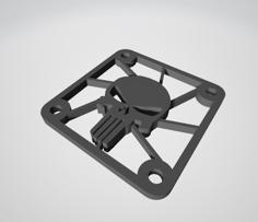 40mm Punisher Fan Cover 3D Printer Model