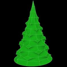 X-Mas Tree 4 Vase Mode 3D Printer Model