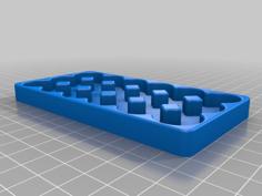 18650 Battery Tray 6×3 3D Printer Model