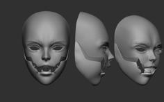 Sarochiki Female Mask Remix 3D Printer Model