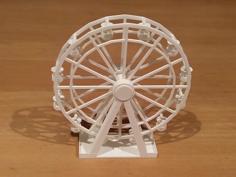 Ferris Wheel N Scale 3D Printer Model