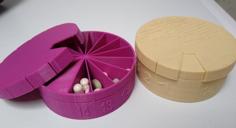 Pill Case 3 – More Customisable! 3D Printer Model