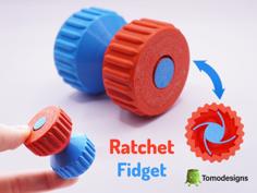 Ratchet Fidget 3D Printer Model