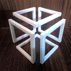 De’forming’ Cube Aka ‘The Impossible Cube’ 3D Printer Model