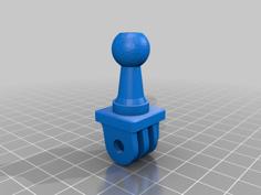 GoPro Mount Adapter 3D Printer Model