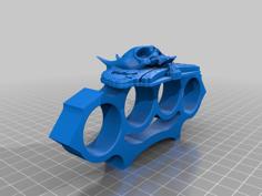 “Punk” Grip For Clutch Purse 3D Printer Model