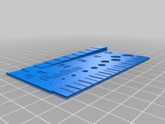 Ruler Gauge Height 3D Printer Model