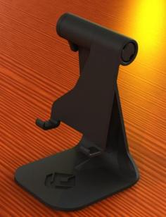 Smartphone Stand Holder With Adjustable Angle 3D Printer Model