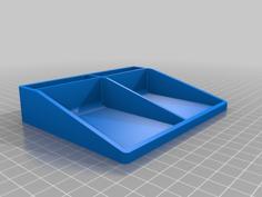 Coin Tray And Phone Holder 3D Printer Model