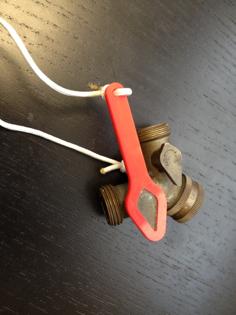 Garden Hose Splitter Wrench 3D Printer Model