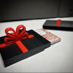 Gift Card Case For Holidays Or Birthdays 3D Printer Model