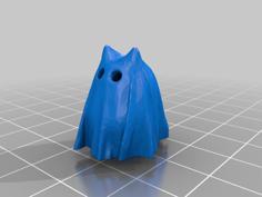 Keycap Cat Ghost Tiny 3D Printer Model