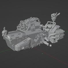 Dark Crusader Grav Bike 3D Printer Model