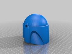 Mandalorian Lego Helmet 4X Scale 3D Printer Model