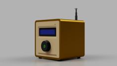 Cube Radio Design 3D Printer Model