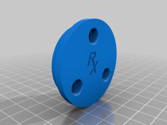 RamjetX Thrustmaster Wheel Rim Wall Mount 3D Printer Model