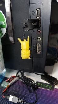 Pikachu Keychain 3D Printer Model