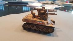 Yugoslavian M3a3 Flak Quad 20mm Tank – 28mm 3D Printer Model