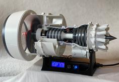 3D Printable Jet Engine – V3 Turbofan Driver 3D Printer Model