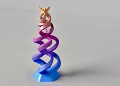 Helical Combustion 3D Printer Model