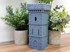 VOGLAND CASTLE / TOWER (SUPPORT FREE) 3D Printer Model