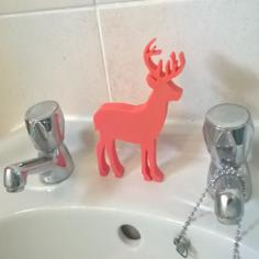 Christmas Deer Soap Mold 3D Printer Model