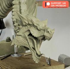 Dragon Bust 3D Printer Model