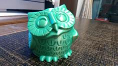 Smiling Owl Pot 3D Printer Model