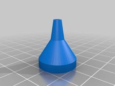 Long Neck Funnel (Parametric) 3D Printer Model