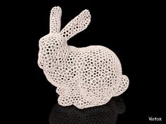 Stanford Easter Bunny – Voronoi 3D Printer Model