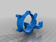 40mm Fan Mount Upgrade For Trianglelab Al-bmg-air Dual Drive Extruder 3D Printer Model