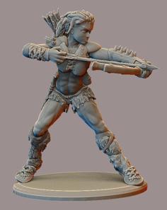 Female Barbarian In +3 Chauvinistic Armor 3D Printer Model