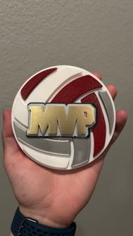 Volleyball, MVP Optional, Award 3D Printer Model