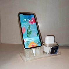 Apple Charging Dock – IPhone + Airpods + Watch 3D Printer Model