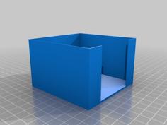 Storage Box For Alphabet Stencil 3D Printer Model