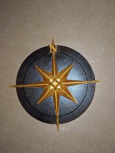 Compass Rose 3D Printer Model