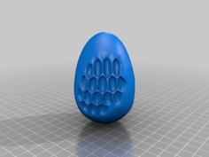 Honey Comb Easter Egg 3D Printer Model