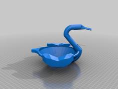 Swan Planter 3D Printer Model