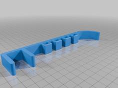 Universal Light Bar Mount 3D Printer Model