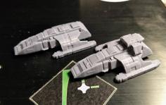 Danube Class Runabout, Small Scale 3D Printer Model