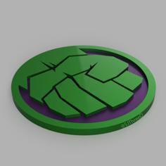 Incredible Hulk – Marvel Coasters 3D Printer Model