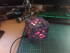 Minecraft Lamp 3D Printer Model