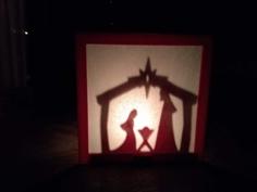 Christmas Shadow Lights 3D Printer Model