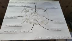 Tactile Image: Animal Cell 3D Printer Model