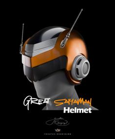 Great Saiyaman Helmet V2 (Fan Art) 3D Printer Model