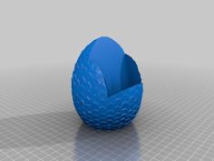 Phone Dock Dragon Egg 3D Printer Model