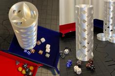 Dice Tower – Triple Helix / Spiral 3D Printer Model