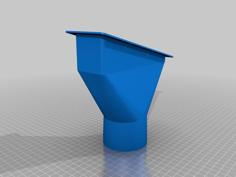 Customizable ShopVac Adaptor 3D Printer Model