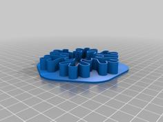 Snowflake Cookie Cutter 3D Printer Model